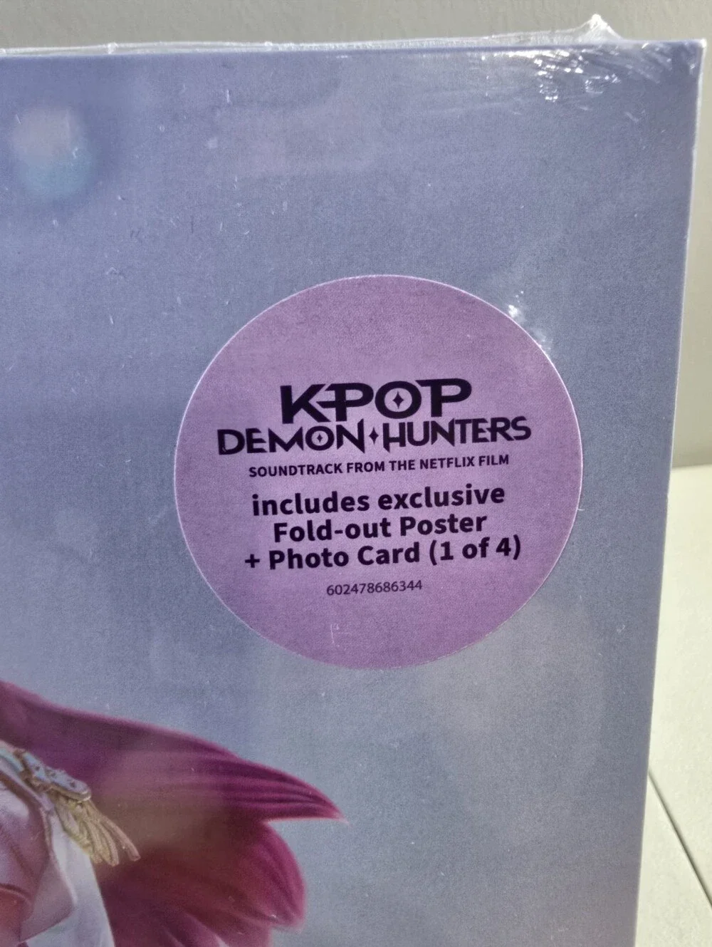 NEW K-pop Demon Hunters Original Soundtrack LP Vinyl + Poster + Photo Card Seal